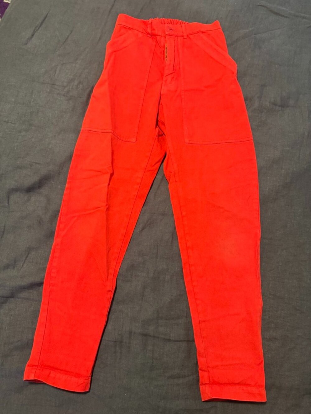 Big Bud Press Pencil Pant in Red | Size XS